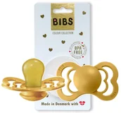 Smoczki uspokajające - BIBS SUPREME SMOCZEK USPOKJAJĄCY HEVEA 0+MUSTARD S - miniaturka - grafika 1