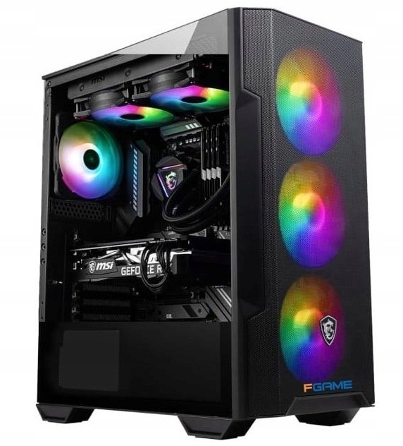 Komputer FOXKOMPUTER KOMPUTER FGAME _i5 14400 _32GB _RTX 5060 _SSD 1TB M2_ 4xRGB_WIFI