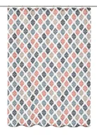 Zasłony prysznicowe - Kleine Wolke Breeze Tekstylna Zasłona prysznicowa Multicolor 180x200 cm - miniaturka - grafika 1