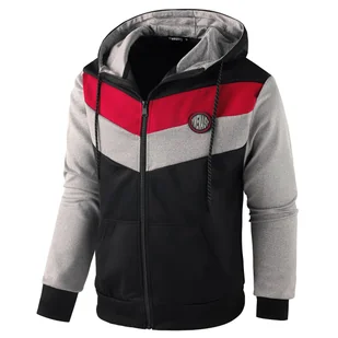 Męska Bluza z Kapturem Sportowa Treningowa Dresowa Stylowa Szara L - Bluzy męskie Męska Bluza z Kapturem Sportowa Treningowa Dresowa Stylowa Szara L - Bluzy męskie - miniaturka - grafika 1