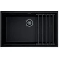 Zlewozmywaki - ZLEWOZMYWAK GLOBALO MIRALIO 80.1 BLACK/BL MAT - miniaturka - grafika 1