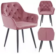 Krzesła - Homede CHAIR/HOM/ARGENTO/PINK HOM/ARG/PIN - miniaturka - grafika 1