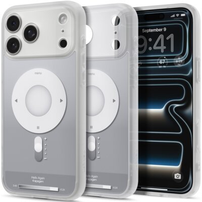 Spigen Etui Ultra Hybrid MagSafe do Apple iPhone 17 Pro Max/18 Pro Max Srebrny ACS12130