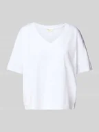 Koszulki i topy damskie - T-shirt o pudełkowym kroju z czystej bawełny - miniaturka - grafika 1