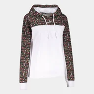 Bluzy damskie - BLUZA Z KAPTUREM DAMSKA DAPHNE BIAŁA WIELOKOLORWA 800156.204 rozmiar S - miniaturka - grafika 1