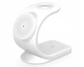 Ładowarki do telefonów - Neluxfe OJD-83 bezprzewodowa ładowarka USB-C 15 W biała ładowarka - miniaturka - grafika 1