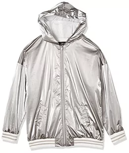 IKKS JUNIOR Czapka chłopięca Blouson, Dark Silver, 12 Lata - Kurtki i płaszcze dla dziewczynek - miniaturka - grafika 1