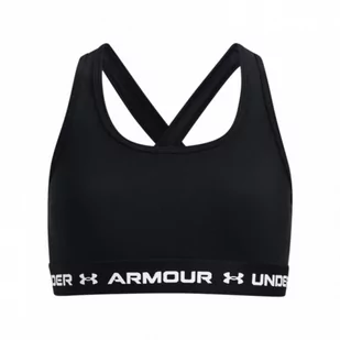 Dziewczęcy biustonosz treningowy UNDER ARMOUR Crossback Mid Solid - Bielizna sportowa damska - miniaturka - grafika 1