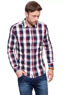 Wrangler, Koszula męska, Ls 1Pkt Shirt Red W57604M47, rozmiar S - Koszule męskie - miniaturka - grafika 1