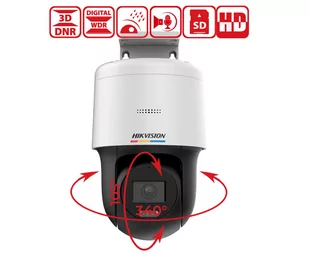 Kamera obrotowa IP PTZ Hikvision DS-2DE2C400SCG-E 4MPx ColorVu, Audio, LED 30m - Kamery IP - miniaturka - grafika 2