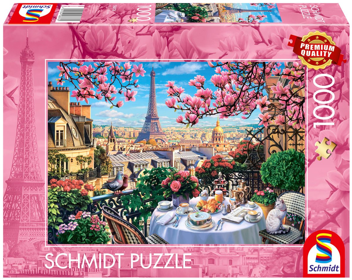 Schmidt, Puzzle PQ Śniadanie w Paryżu, 1000 el.