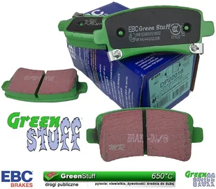 Tylne klocki GreenStuff + NAWIERCANE NACINANE tarcze hamulcowe 315mm EBC seria GD Buick LaCrosse 2010-2016 - Tarcze hamulcowe - miniaturka - grafika 6