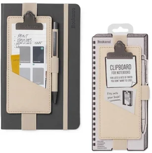 Bookaroo Clipboard for Notebooks - kremowa - Deski z klipsem - miniaturka - grafika 1