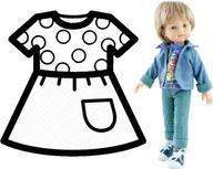 Akcesoria dla lalek - Paola Reina Ubranko Dla Lalek 32 Cm 54478 - miniaturka - grafika 1