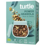 Płatki śniadaniowe i musli - GRANOLA ORZECHY - NASIONA BEZGLUTENOWA BIO 350 g - TURTLE - miniaturka - grafika 1