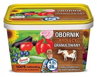 IncoVeritas Florovit pro natura obornik bydlęcy granulowany 4.5 L - Nawozy ogrodnicze - miniaturka - grafika 1