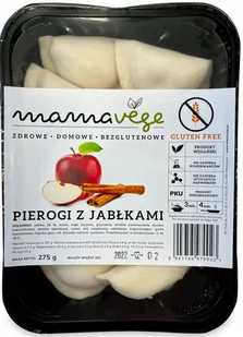 PIEROGI Z JABŁKAMI BEZGLUTENOWE 275 g - MAMA VEGE - Szybkie dania obiadowe - miniaturka - grafika 1