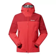 Kurtki męskie - Berghaus Kurtka męska Highland Storm 3L wodoodporna, Karminowy/wysoki mak, XXL - miniaturka - grafika 1