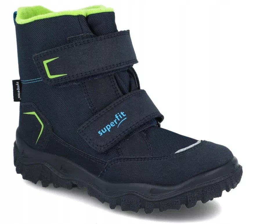 SUPERFIT GRANATOWE ŚNIEGOWCE DZIECIĘCE Z ZAPIĘCIEM NA RZEPY 38 26DA
