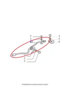 Części i akcesoria do maszyn rolniczych - NEW HOLLAND CASE Rurka hydrauliczna CNH 5141722 5141722 - miniaturka - grafika 1