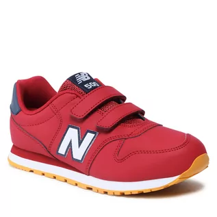 Buty dla chłopców - Sneakersy New Balance - GV500BF1 Czerwony - grafika 1