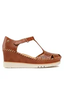 Sandały damskie - Pikolinos Sandały W3Z-1991 Brązowy - miniaturka - grafika 1