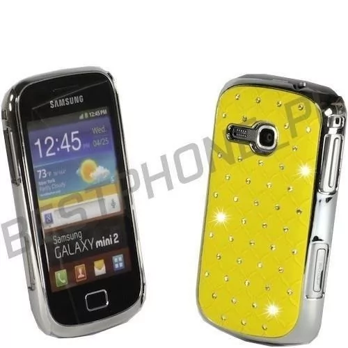 Bling Samsung Galaxy Mini 2 Żółty