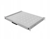 Akcesoria do szaf serwerowych - WYSUWANA PÓŁKA DO SZAF RACK 19" 350MM SZARA LANBERG 1U/445X350MM UDŹWIG DO 35KG, MONTAŻ 4 PUNKTOWY AK-1020-S - miniaturka - grafika 1