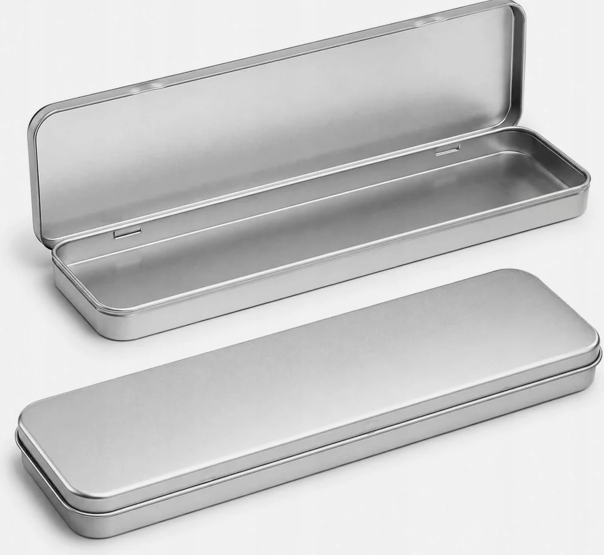 PUDEŁKO NA SZTUĆCE METALOWE 205X65X23MM ETUI PRZENOŚNE PRAKTYCZNE TRWAŁE