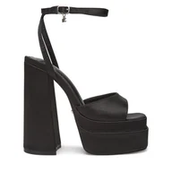 Sandały damskie - Sandały DeeZee ZALE3543-1A Czarny - miniaturka - grafika 1