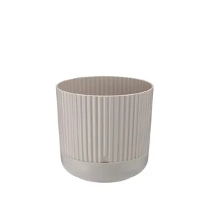 Doniczka z podstawką NOSTALGIA 18 cm 29403 beż - Donice - miniaturka - grafika 1