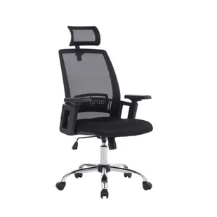 Fotel biurowy, krzesło biurowe Fotel biurowy OFFICE PRODUCTS Mykonos czarny - Fotele i krzesła biurowe - miniaturka - grafika 1