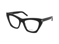 Okulary korekcyjne, oprawki, szkła - Saint Laurent SL 214 Kate OPT 001 - miniaturka - grafika 1