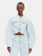 Kurtki damskie - ROTATE Kurtka jeansowa 1138261468 Niebieski Relaxed Fit - miniaturka - grafika 1