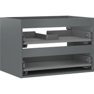 Mexen Box-A korpus szafki podumywalkowej 70 cm, 2 szuflady, grafit mat - 91AX0-0700-470-2-66 - Szafki łazienkowe - miniaturka - grafika 1
