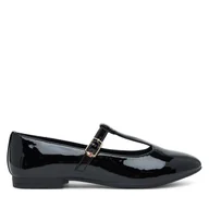 Buty dla dziewczynek - Baleriny Tommy Hilfiger Ballerina T3A3-34000-0774 D Czarny - miniaturka - grafika 1