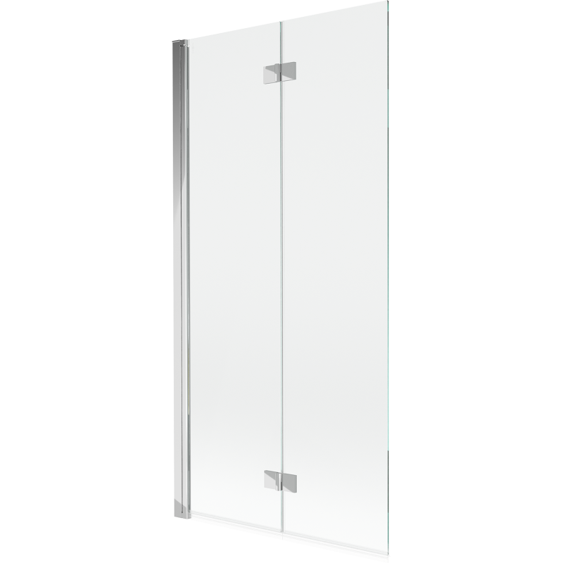 Mexen Mist parawan nawannowy 2-skrzydłowy lewy 90 x 150 cm, transparent, chrom - 8A9-090-002-01-00-L