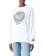 Bluzy damskie - Replay Bluza damska, 001 biały, XXS - miniaturka - grafika 1