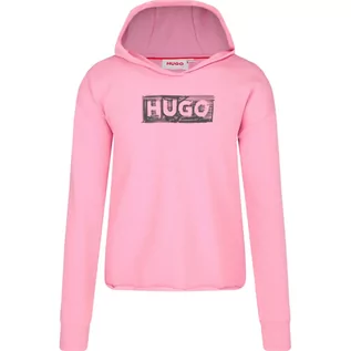 Bluzy dla dziewczynek - HUGO KIDS Bluza | Regular Fit - grafika 1