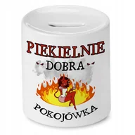 Skarbonki - Skarbonka Dla Pokojówki na Urodziny na Prezent z Nadrukiem ze Zdjęciem + Opakowanie na prezent (wzór 02) - miniaturka - grafika 1