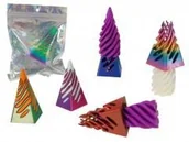 Zabawy w naśladowanie dorosłych - Układanka magiczny stożek 8cm Mix - zabawka - miniaturka - grafika 1