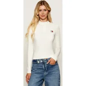 Bluzki damskie - Tommy Jeans Bluzka | Slim Fit - miniaturka - grafika 1