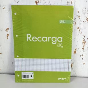 Wkład do segregatora A4 100 kartek w kratkę 100g/m2 - Wkłady do segregatora - miniaturka - grafika 1