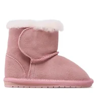 Buty dla dziewczynek - Śniegowce EMU Australia Toddle B10737 Różowy - miniaturka - grafika 1
