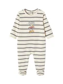 Rampersy - vertbaudet Piżama w kolorze beżowym ze wzorem - miniaturka - grafika 1