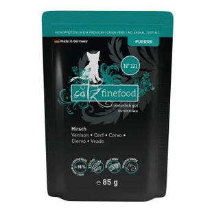 Catz finefood mokra karma dla kota Purrrr Adult Nr 121 Jeleń 64x85 g - Mokra karma dla kotów - miniaturka - grafika 1