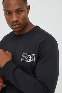 Bluzy męskie - Billabong bluza męska kolor czarny z nadrukiem - grafika 1