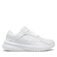 Sneakersy męskie - Sneakersy Under Armour Ua Edge Lthr 3028375-100 Biały - miniaturka - grafika 1