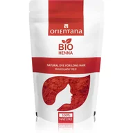 Farby do włosów i szampony koloryzujące - Orientana Bio henna MAHONIOWA CZERWIEŃ Rozmiar 100g - miniaturka - grafika 1