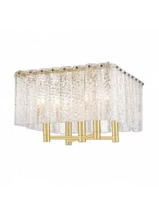 Zuma Line Pałacowa LAMPA sufitowa PALACE C0523-04A-U8AC szklana OPRAWA plafoniera okrągła złota C0523-04A-U8AC - Lampy sufitowe - miniaturka - grafika 1